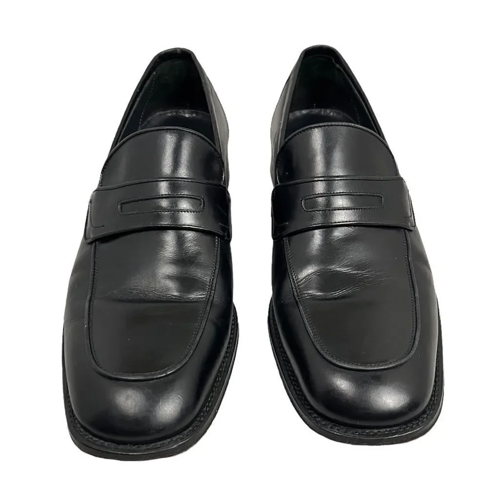 Bally 100% black leather